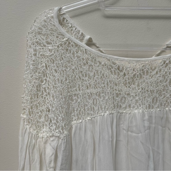 Zara Woman White Lace Blouse - Picture 2 of 14